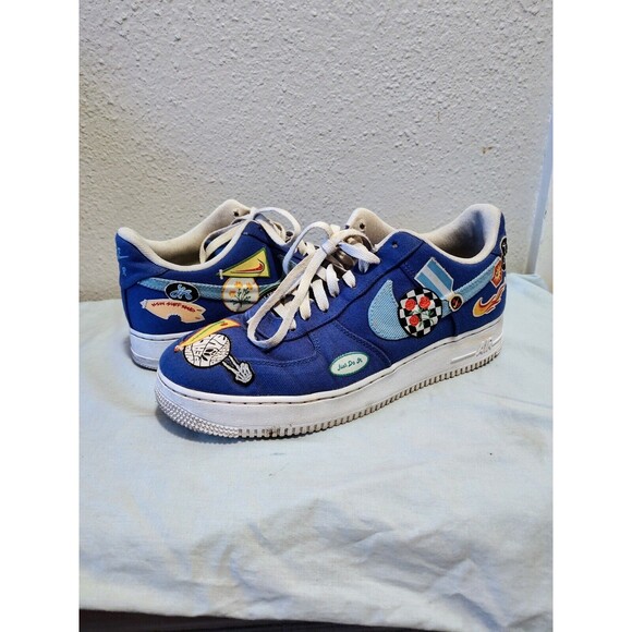 Nike Air Force 1  Low Patched Up LA DX2304-400 Size 14 Anniversary Edition - Picture 2 of 16